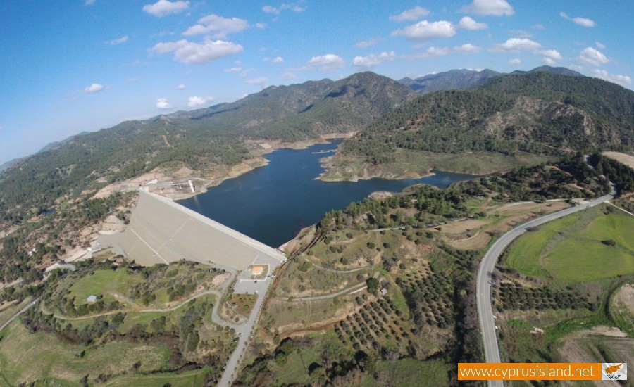 Kannaviou Dam Aerial view