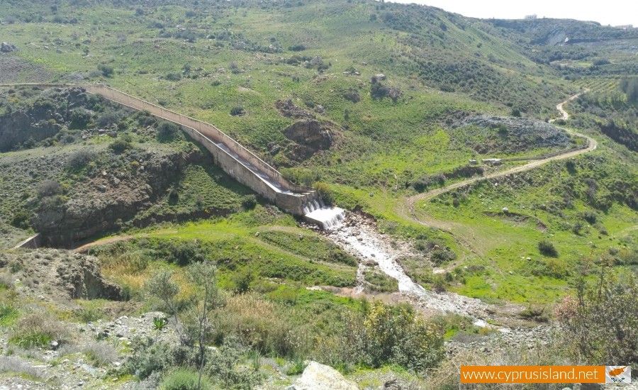 Mavrokolympos Dam Overflowing 1