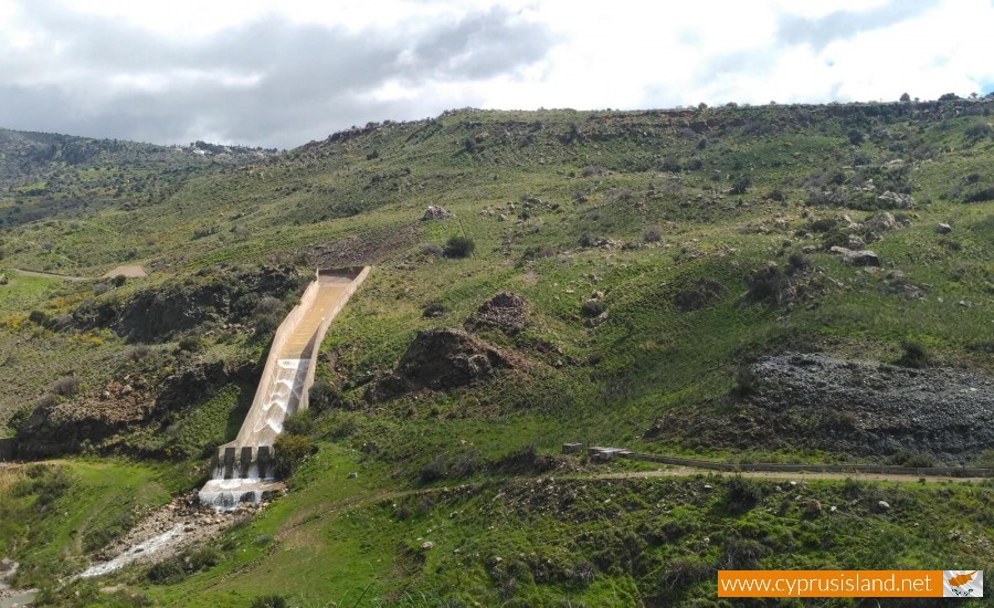 Mavrokolympos Dam Overflowing 3