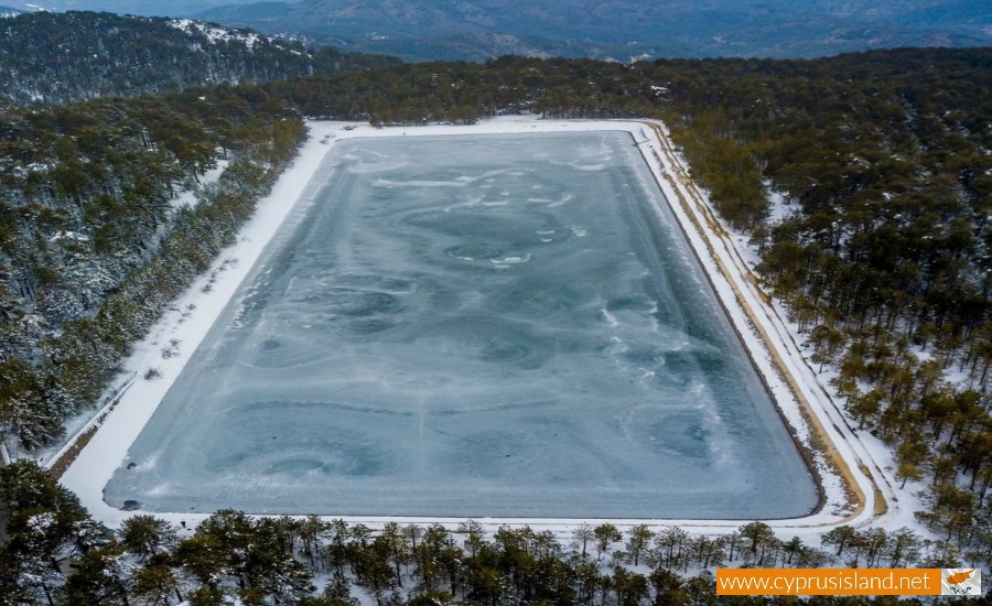 prodromos dam winter