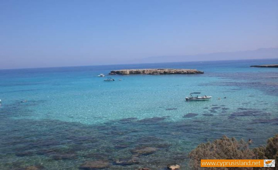 paphos blue lagoon sea