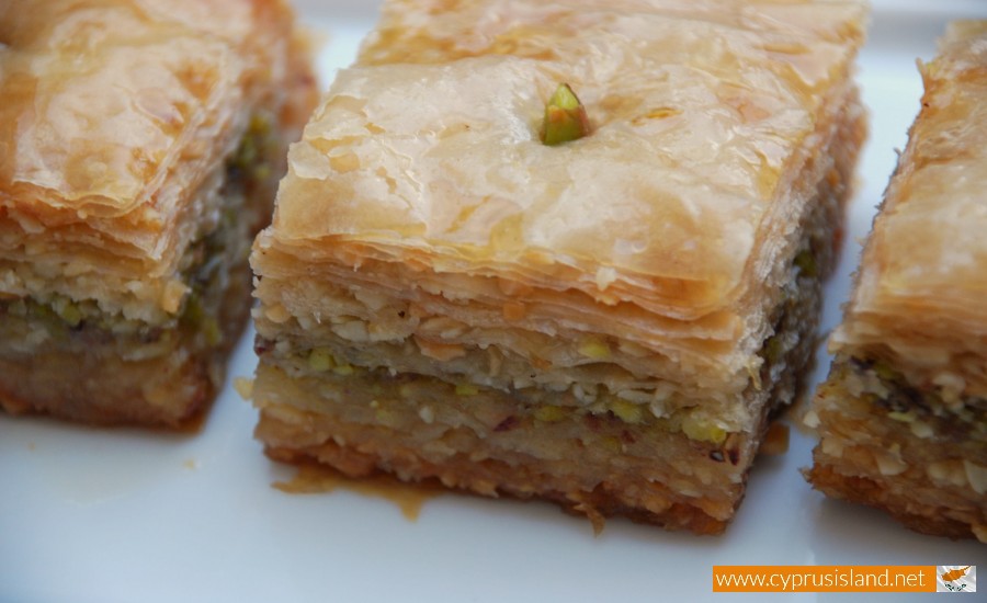 sweet baklavas