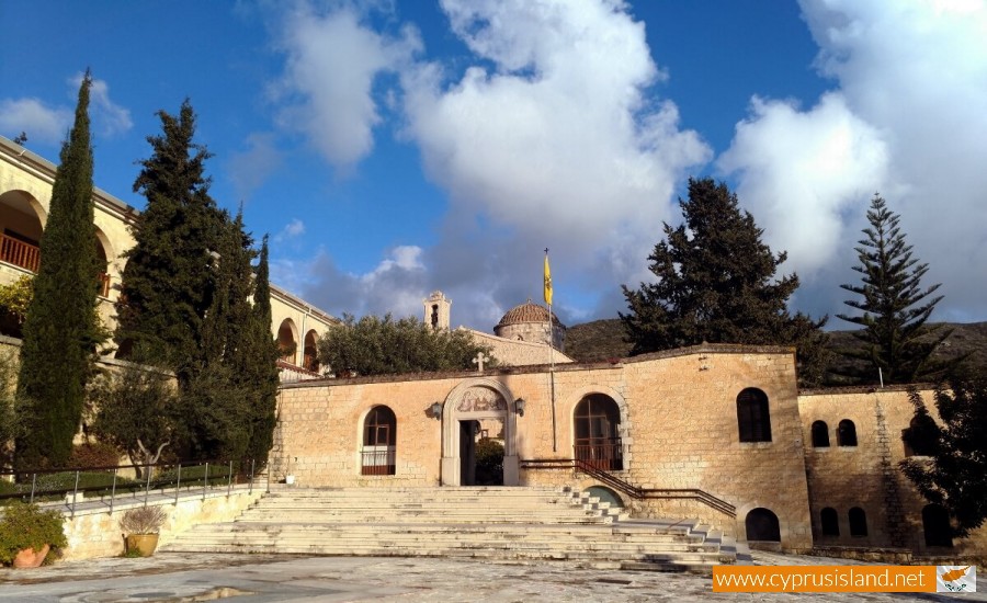 Agios Neophytos Monastery entrance