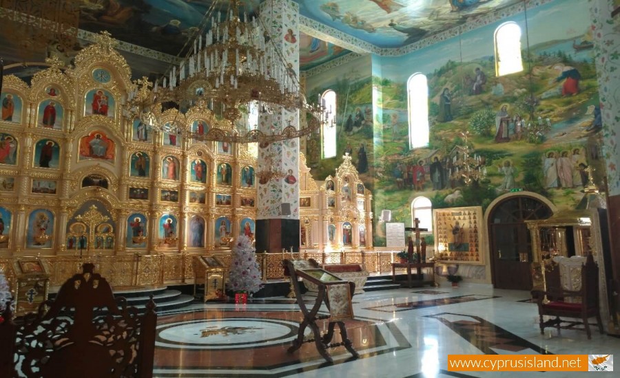 Apostolou Andrea Russian Church interior view 1