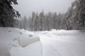 Snow in Troodos mountains