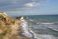 Large waves in Petra tou Romiou